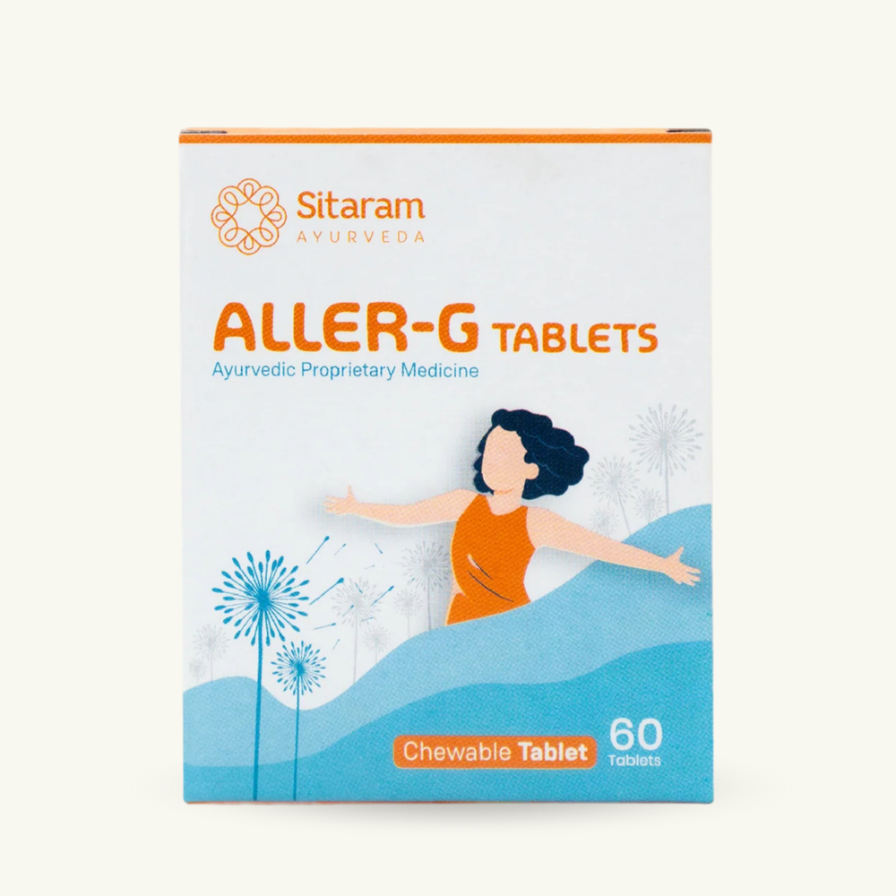 Sitaram Ayurveda, Aller-G Tablets, 60 tablets, Ayurvedic supplement