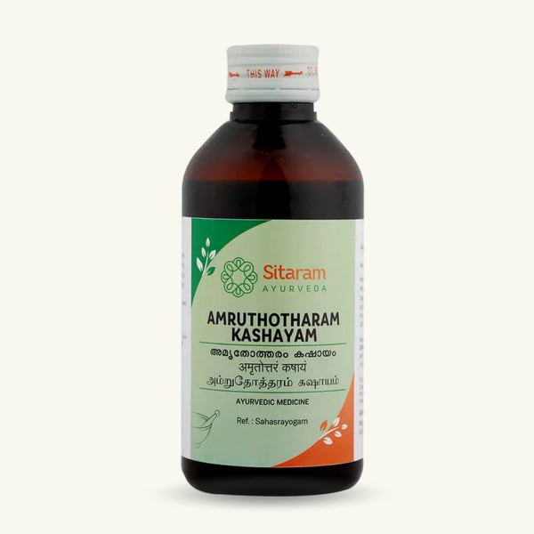 Sitaram Ayurveda, Amruthotharam Kashayam, 200 ml, Ayurvedic supplement