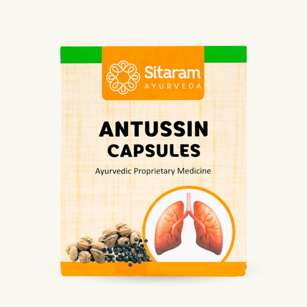 Sitaram Ayurveda, Antussin Capsules, 50 capsules, Ayurvedic supplement