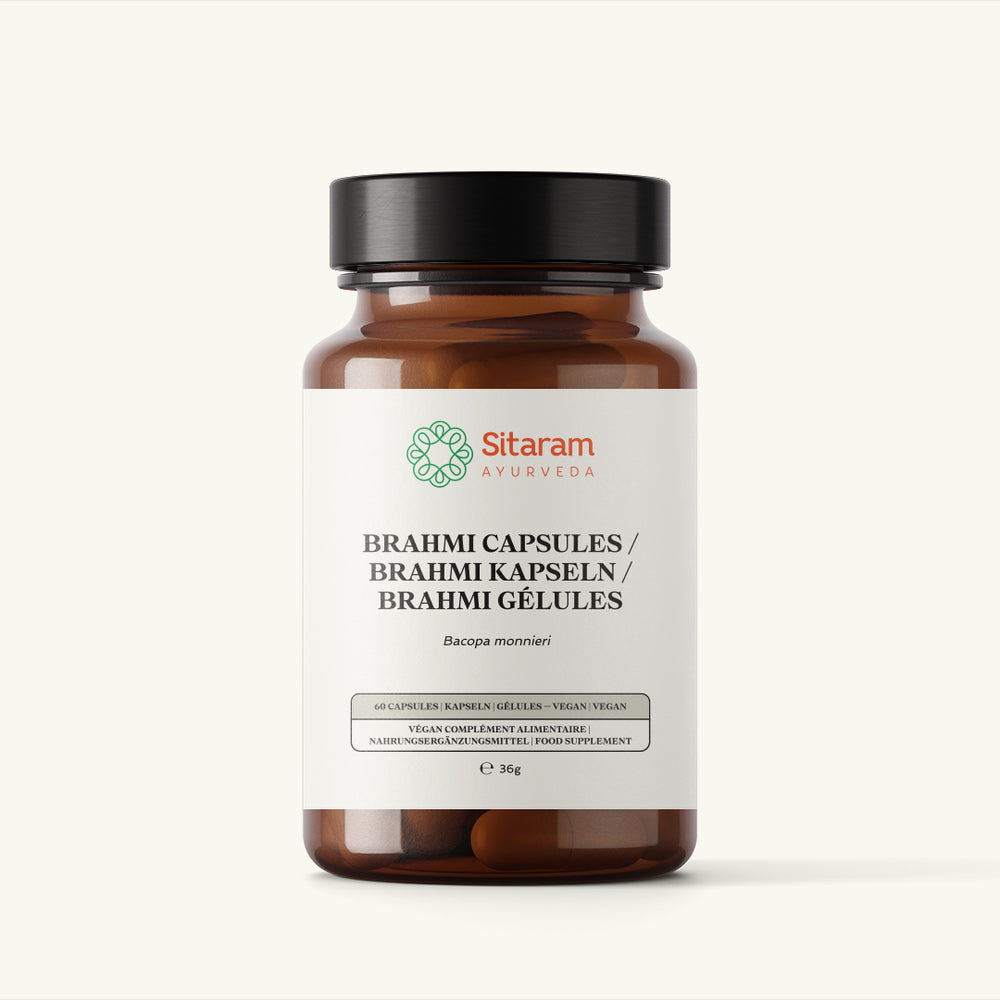 Sitaram Ayurveda, Brahmi Capsules, Ayurvedic supplement