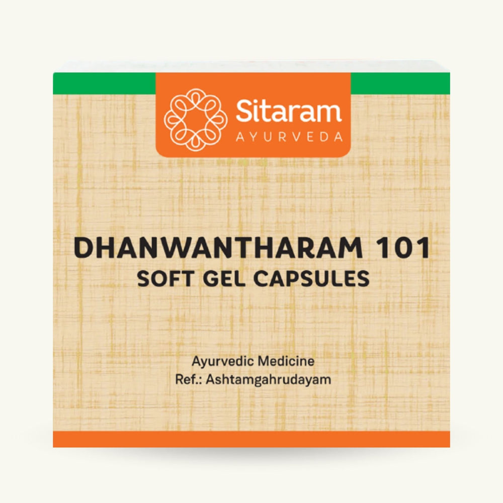 Sitaram Ayurveda, Dhanwantharam 101 Capsules, Ayurvedic supplement