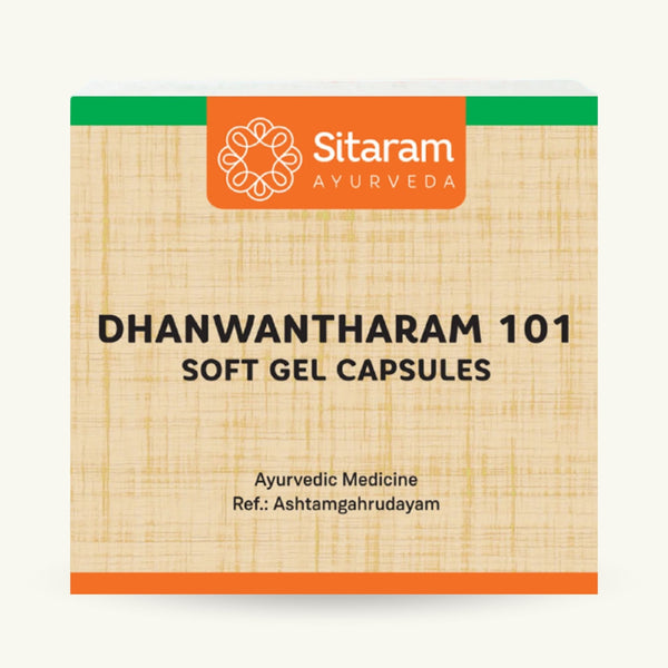 Sitaram Ayurveda, Dhanwantharam 101 Capsules, Ayurvedic supplement