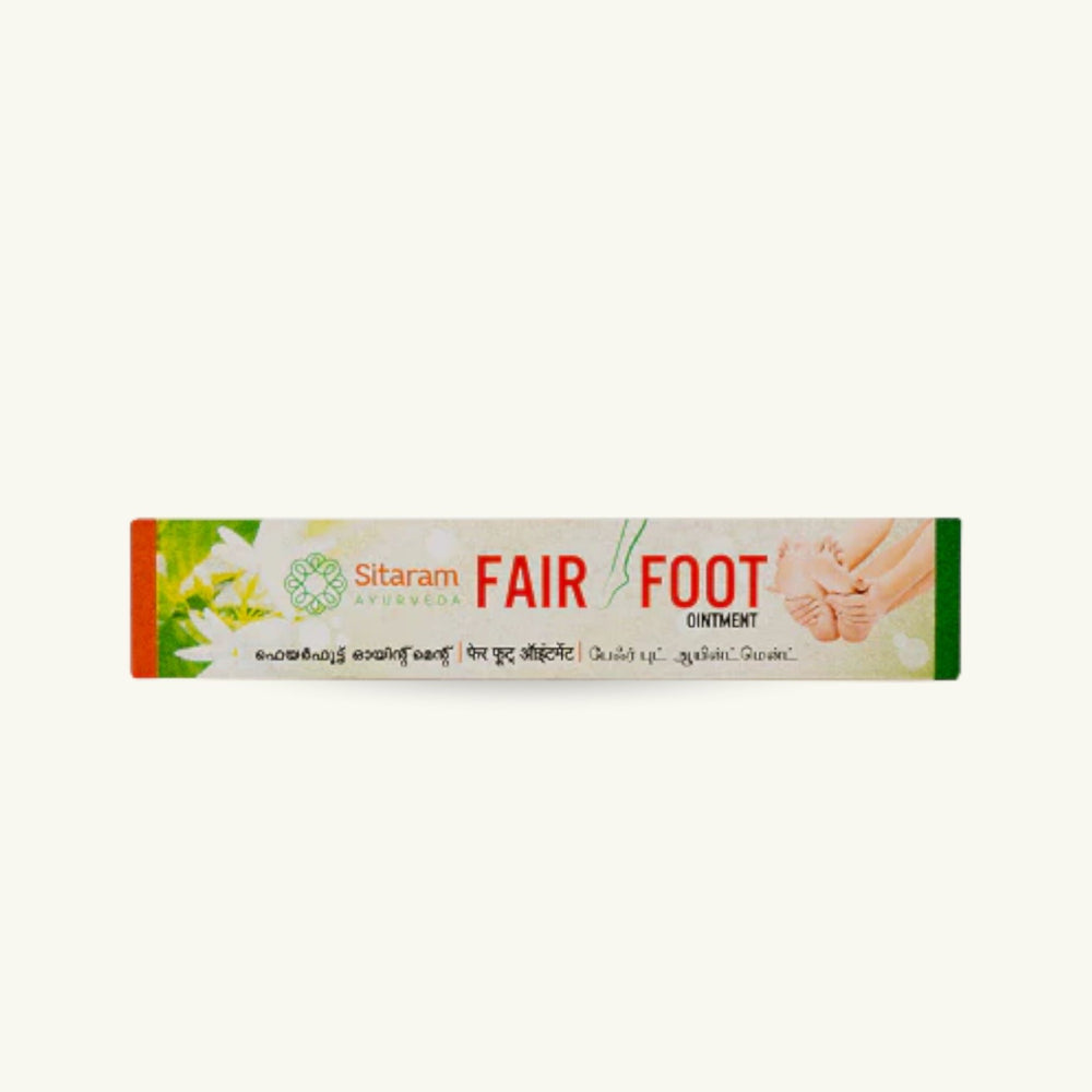 Sitaram Ayurveda, Fair Foot Ointment, 15 g, classical Ayurvedic preparation