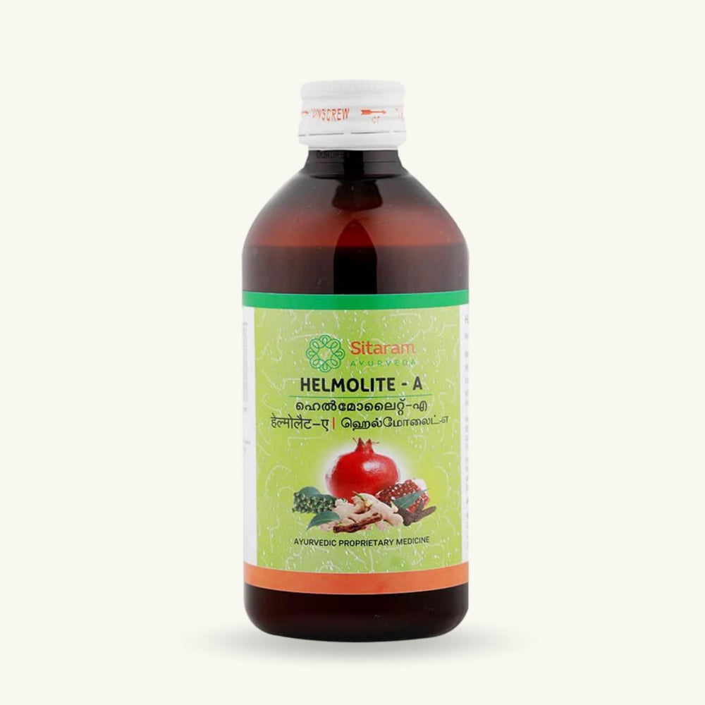 Sitaram Ayurveda, Helmolite A, 200 ml, Ayurvedic supplement
