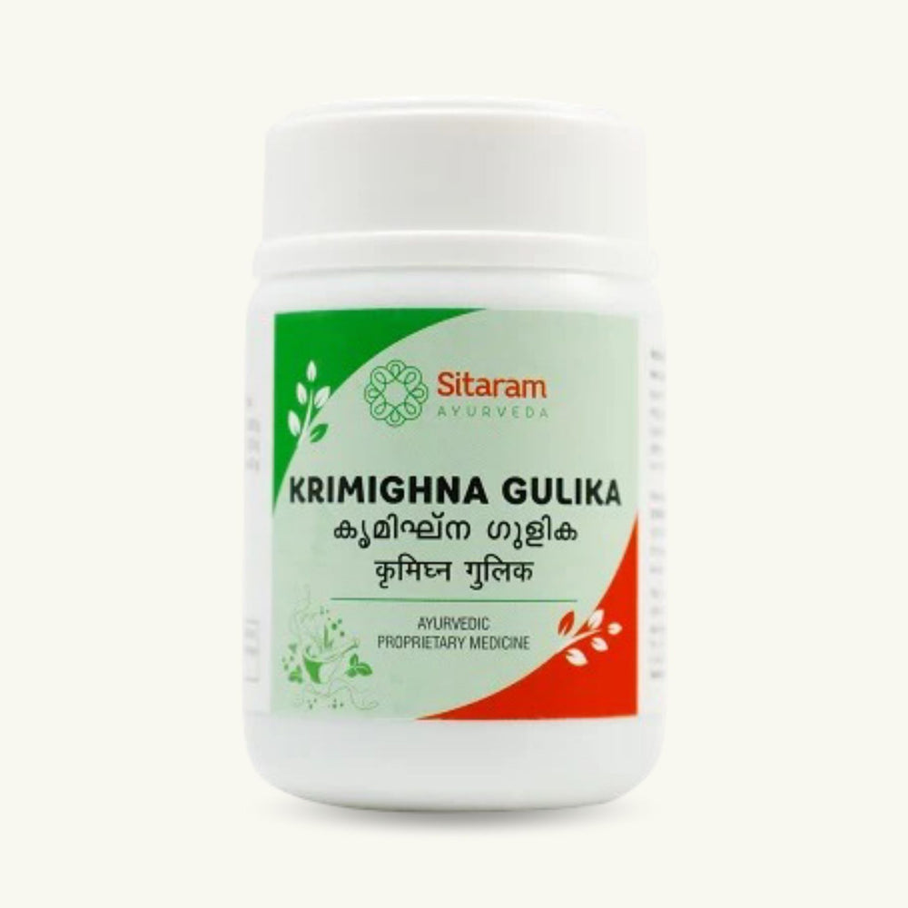 Sitaram Ayurveda, Krimighna Gulika Tablets, 100 tablets, Ayurvedic supplement