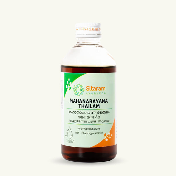 Sitaram Ayurveda, Mahanarayana Thailam, 200 ml, classical Ayurvedic Thailam