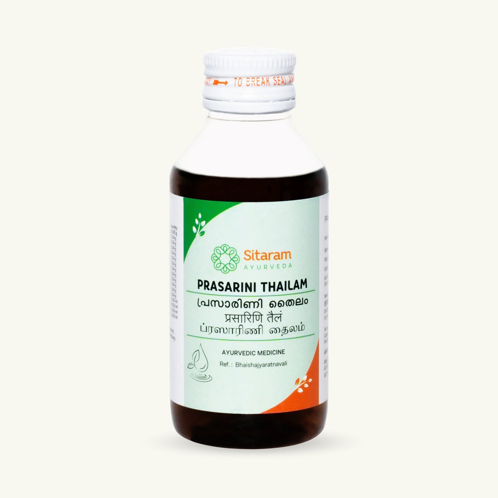 Sitaram Ayurveda, Prasarini Thailam, classical Ayurvedic Thailam