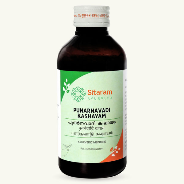 Sitaram Ayurveda, Punarnavadi Kashayam, 200 ml, Ayurvedic supplement