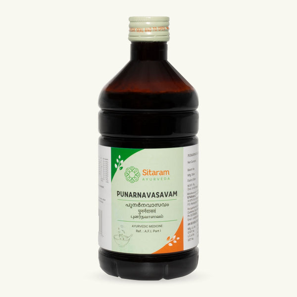 Sitaram Ayurveda, Punarnavasavam, 450 ml, Ayurvedic supplement