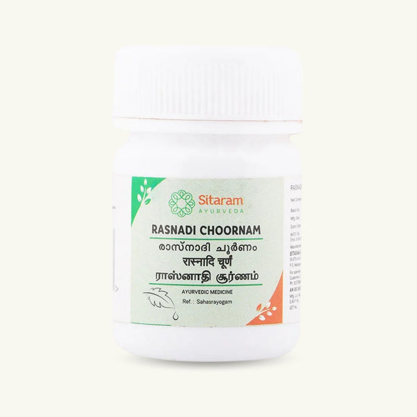 Sitaram Ayurveda, Rasnadi Choornam, 50 g, classical Ayurvedic preparation