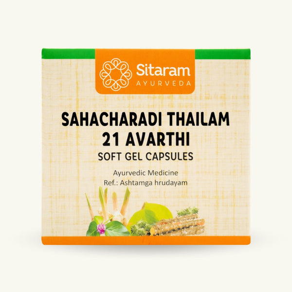 Sitaram Ayurveda, Sahacharadi 21 Softgel Capsules, 100 capsules, Ayurvedic supplement