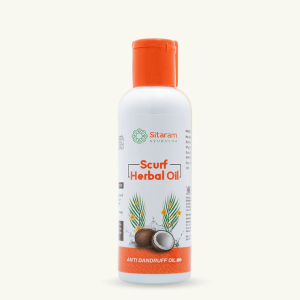 Sitaram Ayurveda, Scruf Herbal Hair Oil, 100 ml, classical Ayurvedic preparation