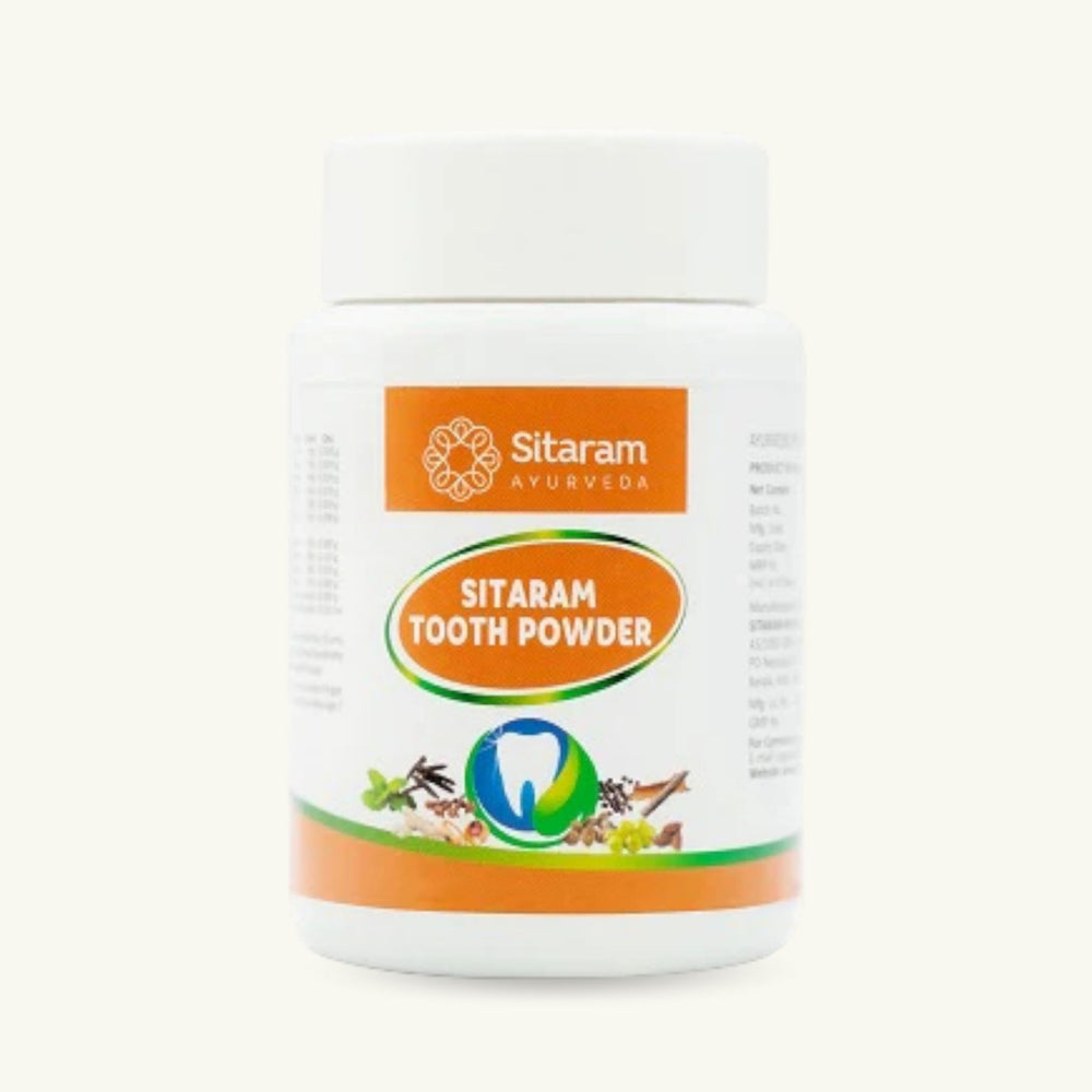 Sitaram Ayurveda, Sitaram Tooth Powder, 50 g, classical Ayurvedic preparation