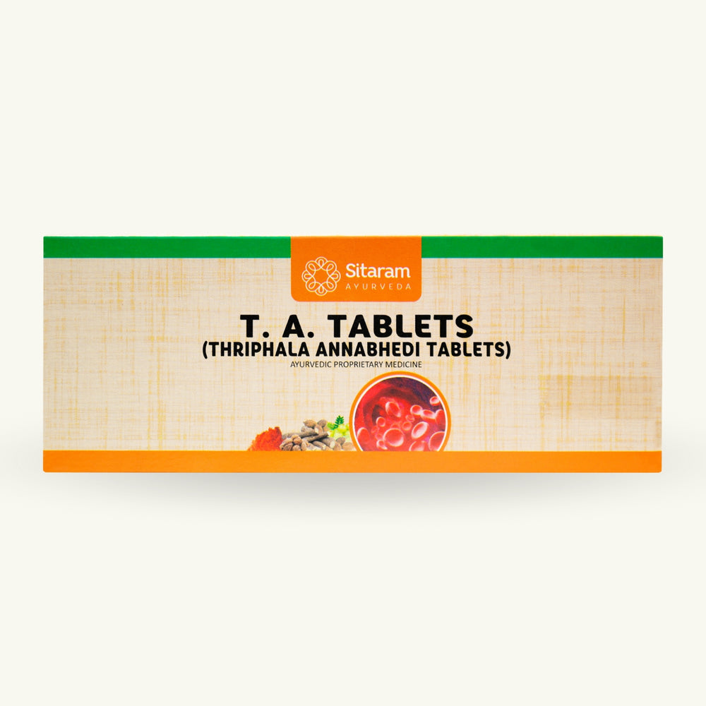 Sitaram Ayurveda, T. A. Tablets, Ayurvedic supplement
