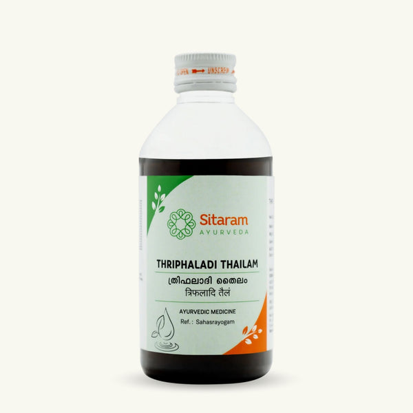 Sitaram Ayurveda, Triphaladi Thailam, classical Ayurvedic Thailam