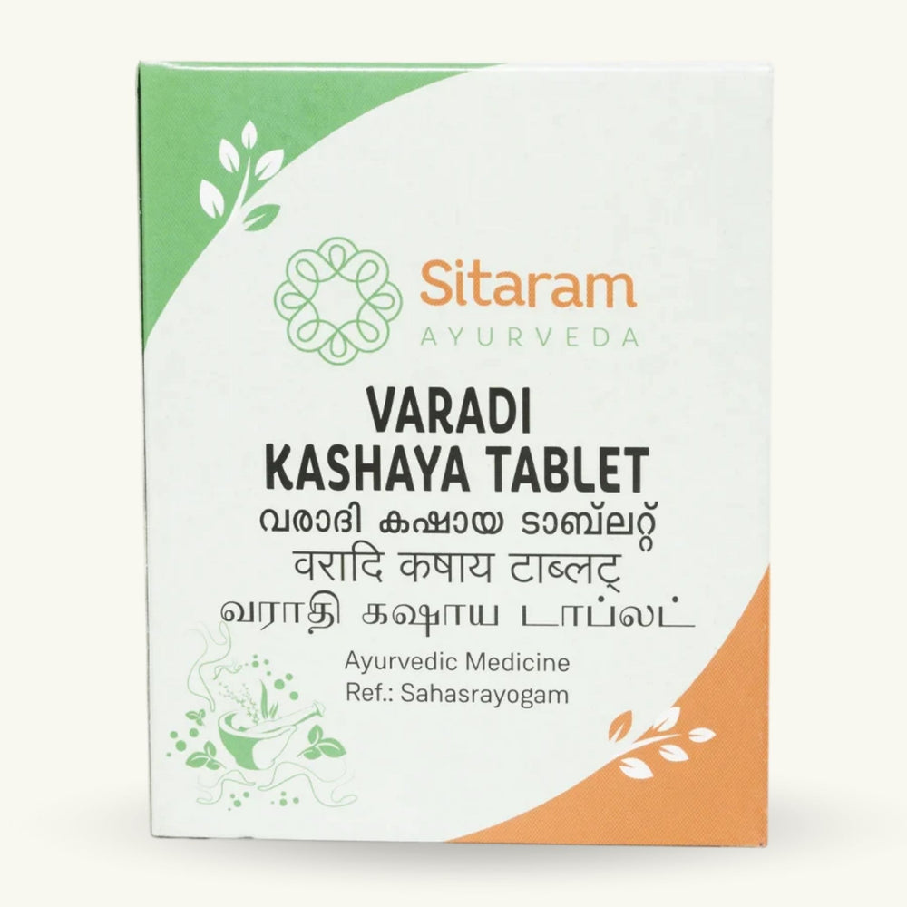 Sitaram Ayurveda, Varadi Kashayam Tablets, Ayurvedic supplement
