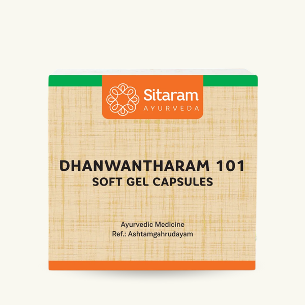 Sitaram Ayurveda, Dhanwantharam 101 Avarthy Capsules, 100 capsules, Ayurvedic supplement